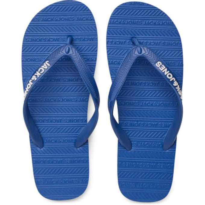 Jack & Jones Heren Teenslippers JFWBASIC Blauw - Maat 42/43