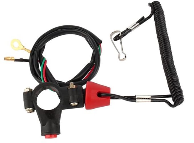 Allecto - Motor Noodstop Schakelaar - Stuur Urgent Stop - Waterdicht