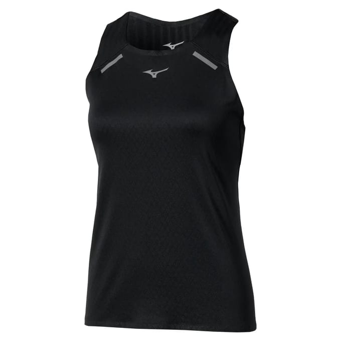 Mizuno Tech Light Mouwloos T-shirt Zwart M Vrouw