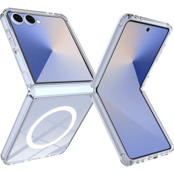 CaseBody Samsung Galaxy Z Flip8 Magnetisch Hoesje Transparant