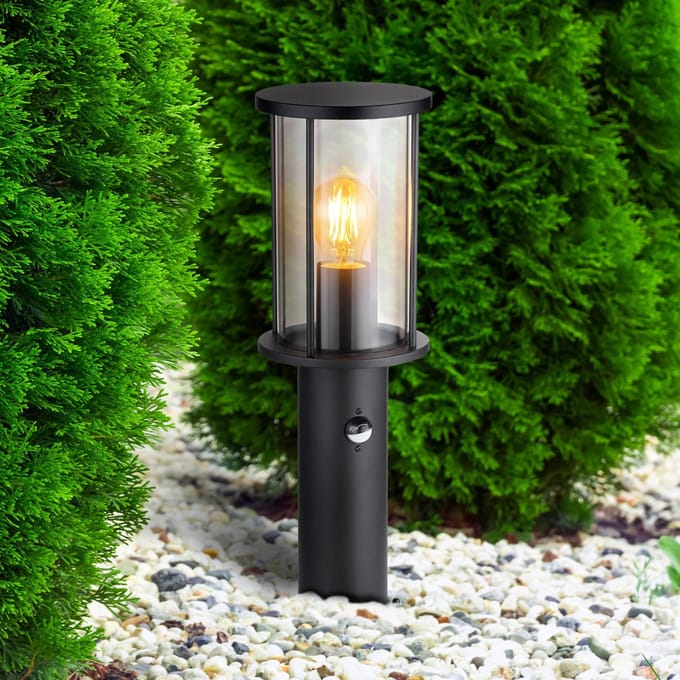 Globo vloerlamp Gracey - zwart - metaal - 14,3 cm - E27 fitting - 31361S