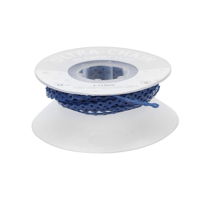 Chaînes en caoutchouc orthodontiques Portables Élastiques Chaîne de puissance d'accessoire pour l'orthodontie bleu