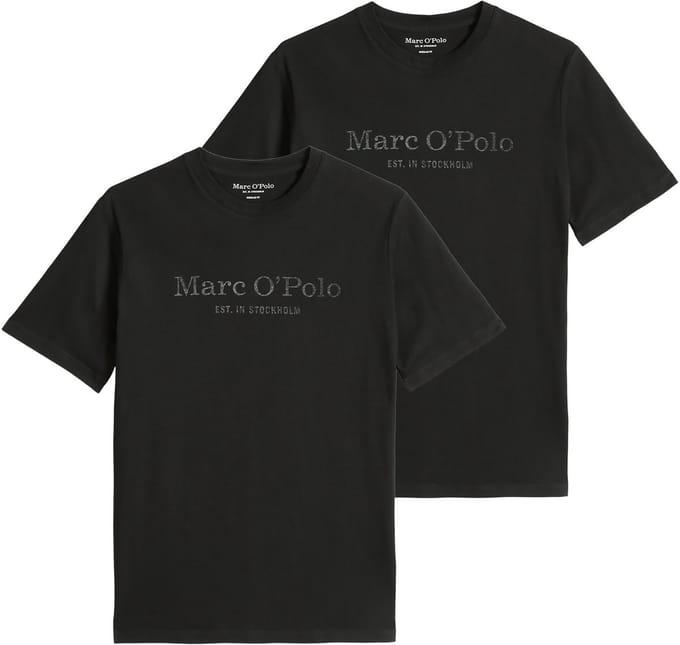 Marc O Polo T-shirt Big-Logo Set van 2