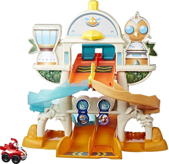 Playskool Nicelodeon jr. - Top Wing Academy racebaan - auto speelset garage