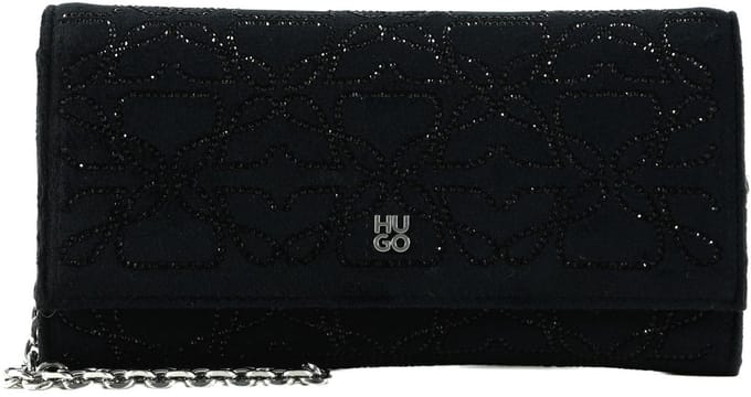 HUGO schoudertas Chris 2.0 Clutch Black zwart