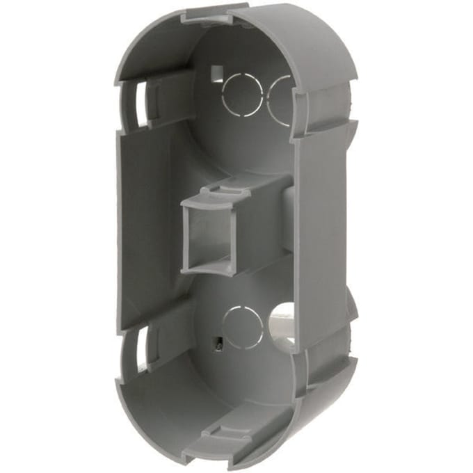 Verticale 2-voudige contactdoos diep met inzetmodules - 91911