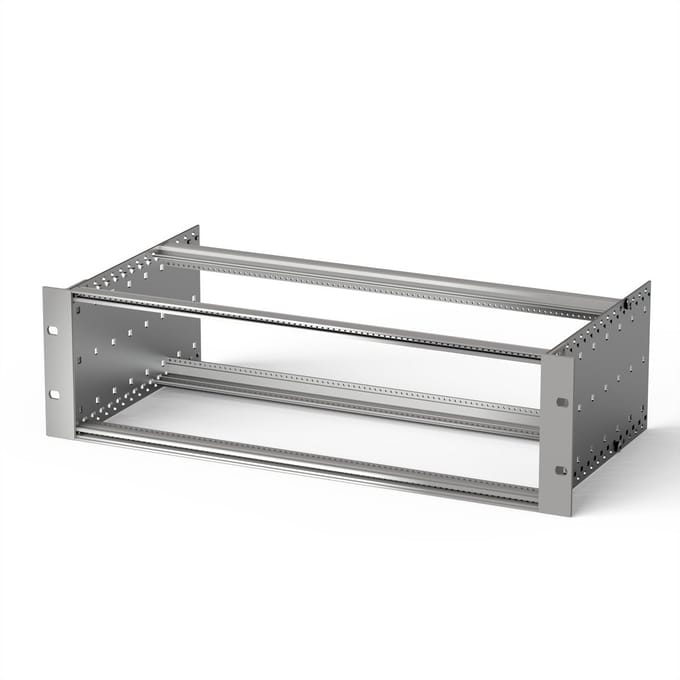 SCHROFF EuropacPRO 19 montagebeugelset voor DIN-aansluitingen, Afscherming achteraf, 3 HE, 295 mm