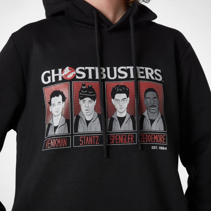 Ghostbusters Line-Up Hoodie - Zwart - M
