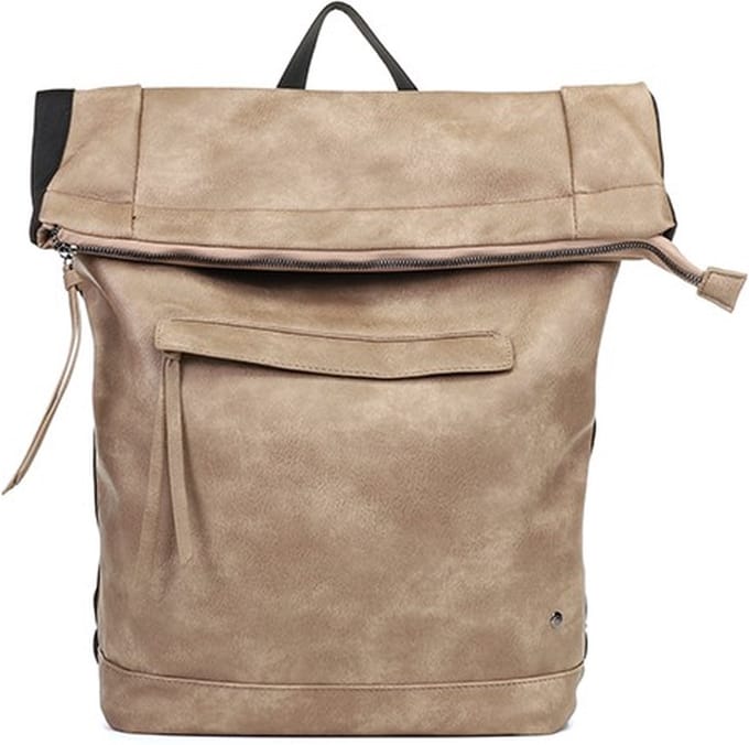 Taupe rugzak/schoudertas Haarlem - OLT12742