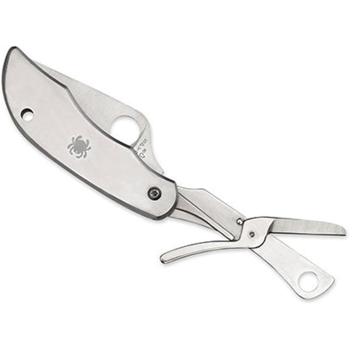 Spyderco zakmes Clipitool w/scissors SS PE met schaar - RVS