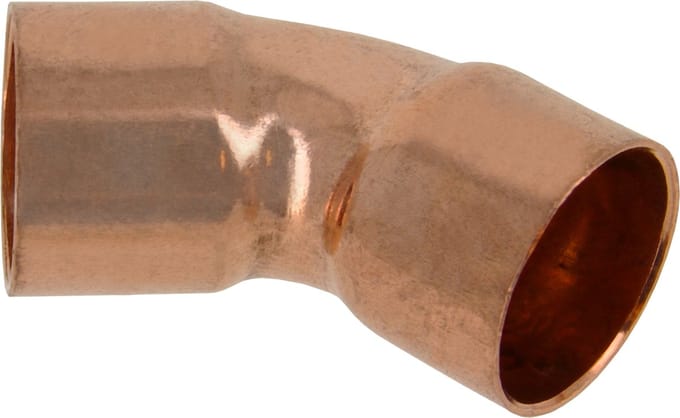 Bonfix Soldeerfitting Bocht 45� 22 x 22 - 2 x capillair
