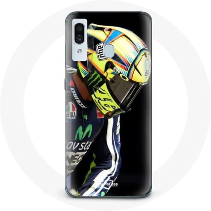 Coque - Valentino Rossi - Samsung Galaxy A20 - Souple - Noir - Protection