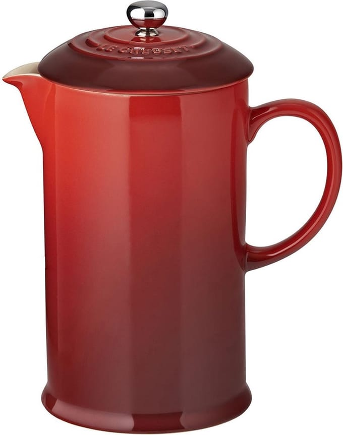 Le Creuset Cafetière 1 Liter in Aardewerk Kersenrood