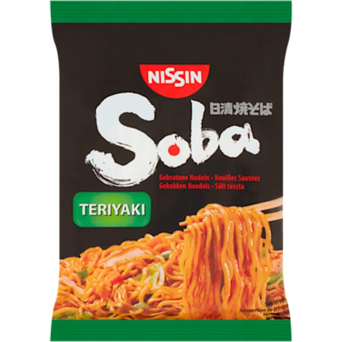 Soba noodles teriyaki