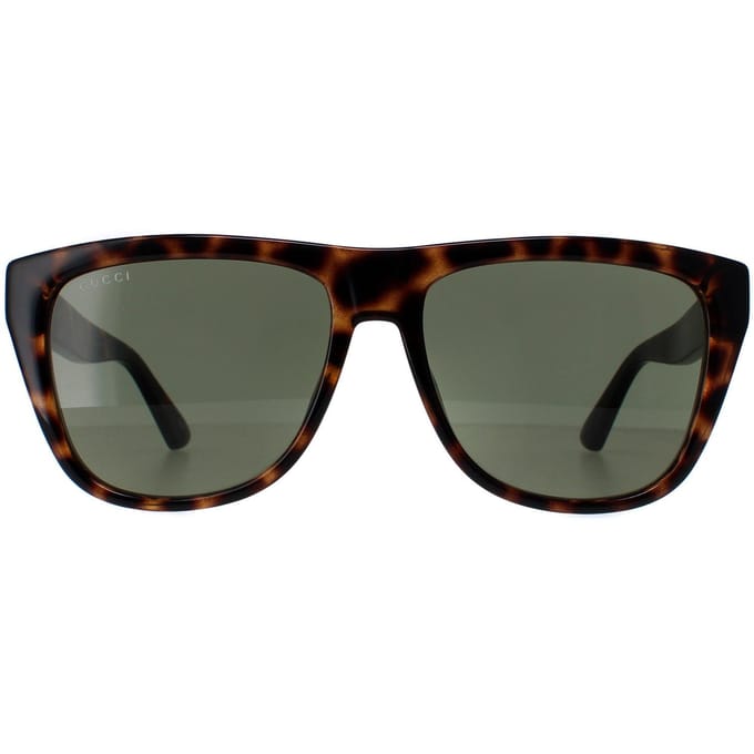 Gucci GG1345S 003 havana groene zonnebril