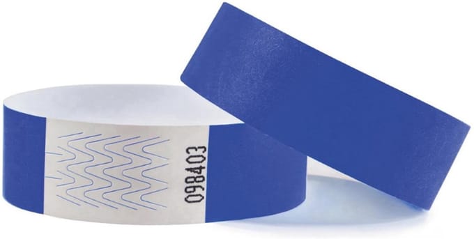 Polsband combicraft tyvek blauw 100st | 25 stuks