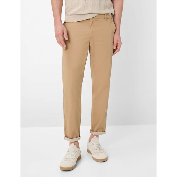 Brax Heren Chino  Style PHIL CARAMEL, beige, maat 32/30