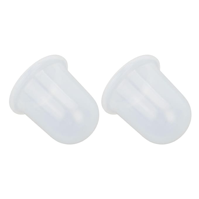 2 stuks Cupping Set Transparant Siliconen Spierontspanning Cupping Therapie Set voor Gezichts Lichaamsmassage white