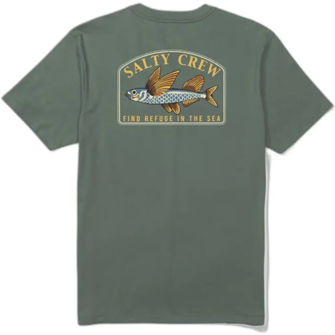 Salty Crew Fly Home T-Shirt groen