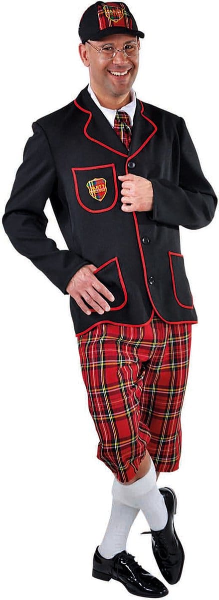 Magic Design Verkleedpak Schoolboy Polyester Zwart/rood Mt Xs