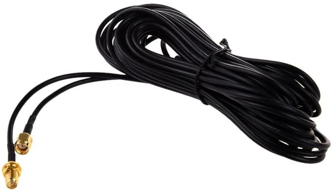 Oneay 1 stuks 9 meter wifi-antenne verlengkabel met RP-SMA aansluiting
