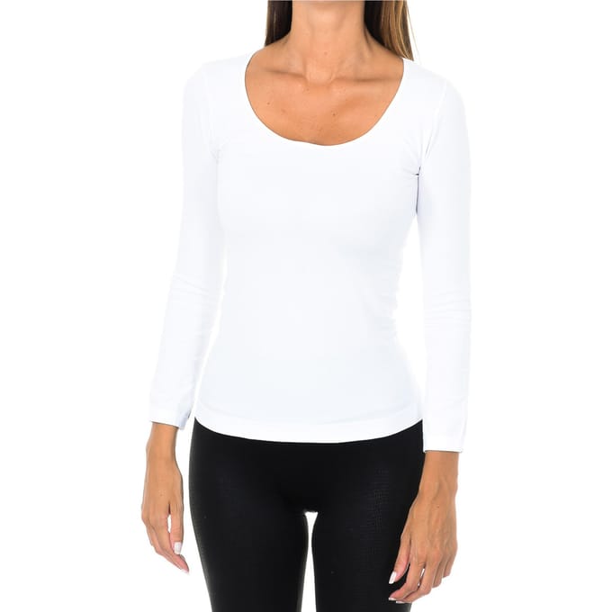 Dakota Langarm-Rundhals-T-Shirt 210397 Damen