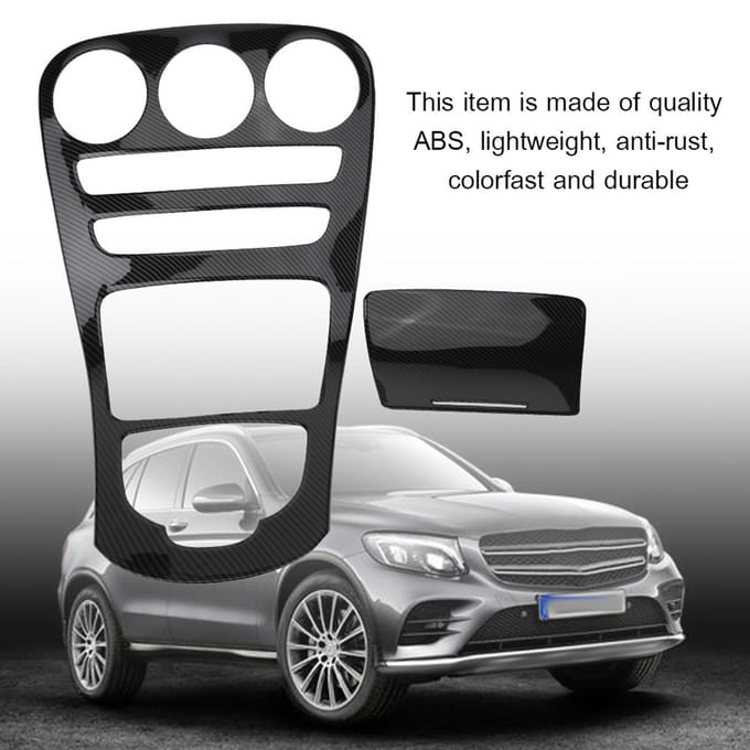 Decoratiepaneel voor middenconsole voor Benz C-klasse W205GLC-klasse W253 1518 black