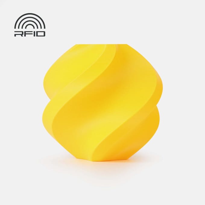 Bambu Lab - PLA Basic 1.75mm Filament – 1kg – geel (yellow) - zonder spoel