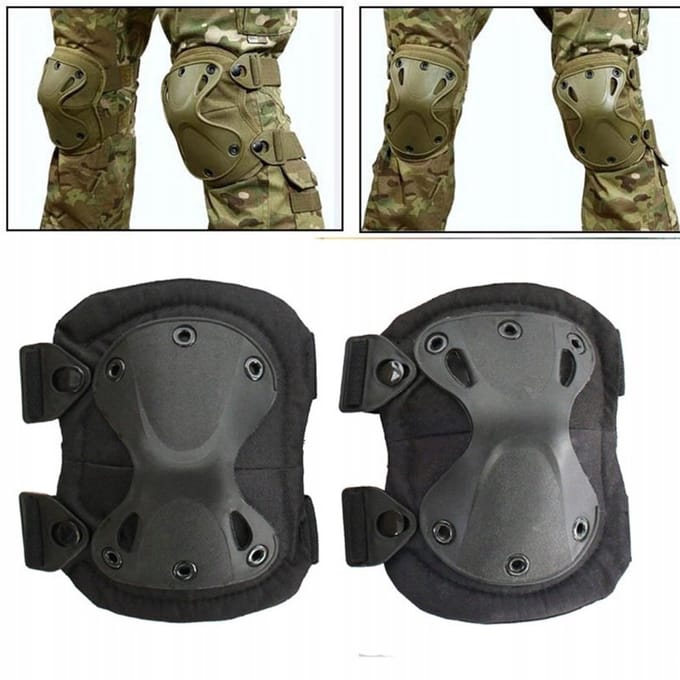 TACTISCHE BESCHERMERS KNIEBESCHERMERS + ELLEBOOGBESCHERMERS