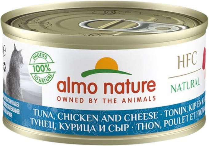 Almo Nature HFC - Kattenvoer - Kip- tonijn & Kaas - 24x70gr