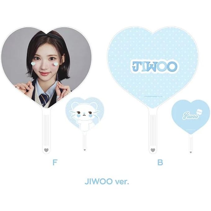 Hearts2Hearts - [FANMEETING 'HEARTS 2 HOUSE' Merchandise] HEARTS IMAGE PICKET SET Jiwoo white