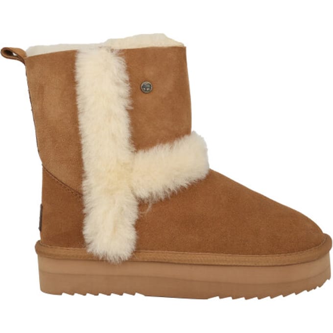 Warmbat Kangaroo - dames laars - Bruin - maat 41 (EU) 7.5 (UK)