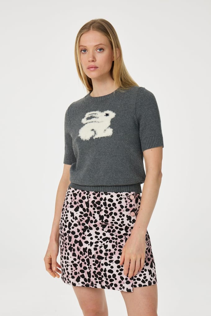 Fabienne Chapot Alice Pullover Grey Melange Maat: M | Sweaters Outlet | Dames | Grijs