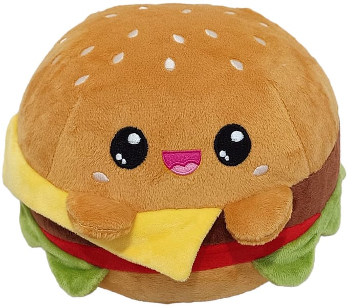 Joy Toy (IT) Yummis Knuffel Figure Burger 20 cm Knuffeles