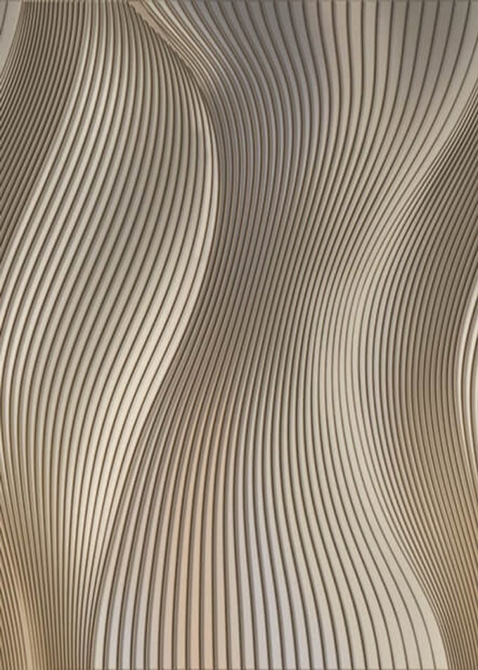 INGK Connected - Behang - Go With The Flow (Natural) - Vlies - 200x280CM BxH