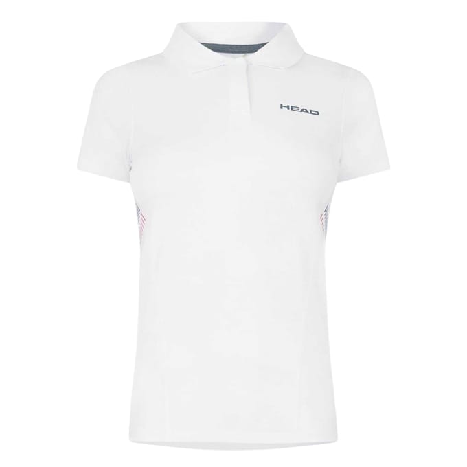 Head Poloshirt met clublogo voor dames (Wit)