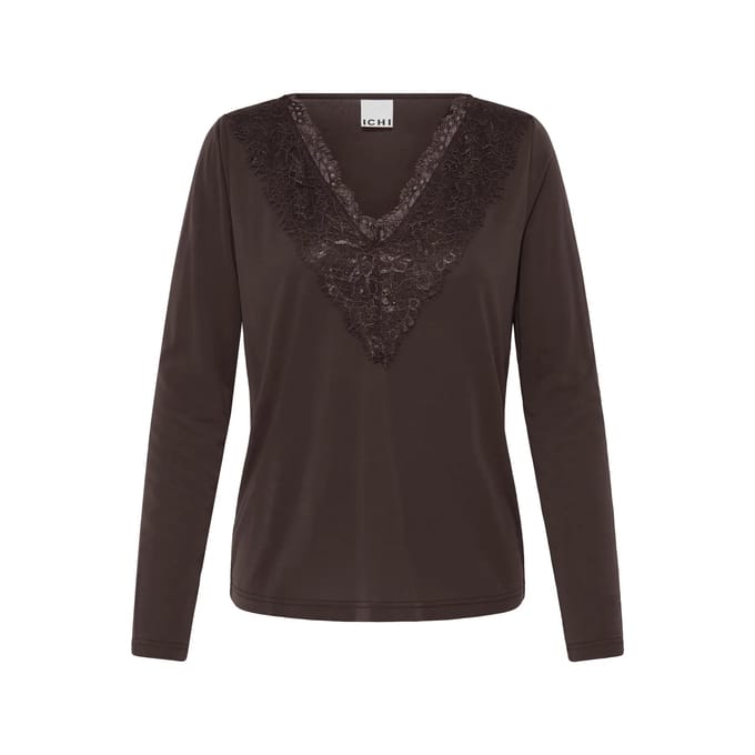 Dames-T-shirt met lange mouwen Ichi IHLike