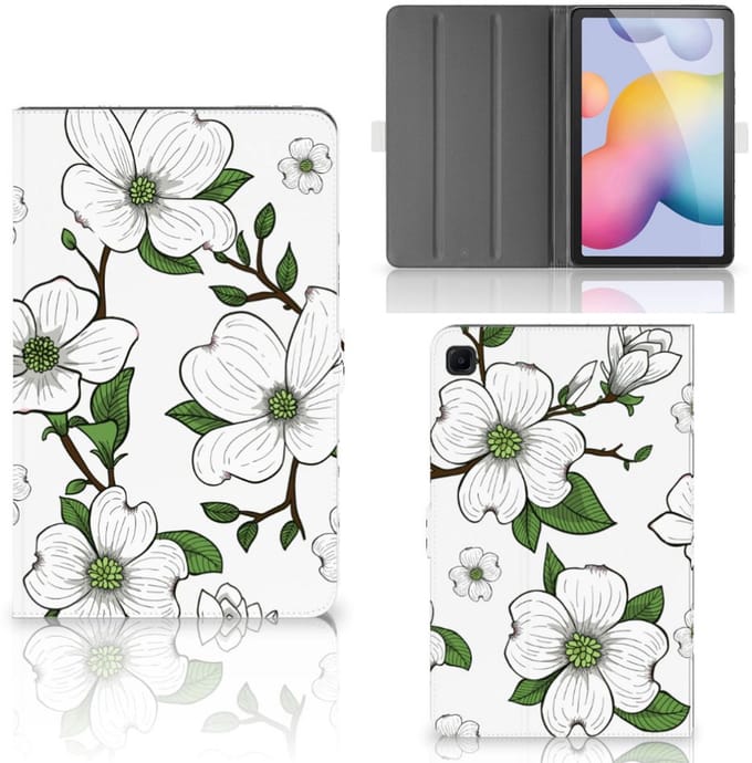 Samsung Galaxy Tab S6 Lite | S6 Lite (2022) Tablet Cover Dogwood Flowers