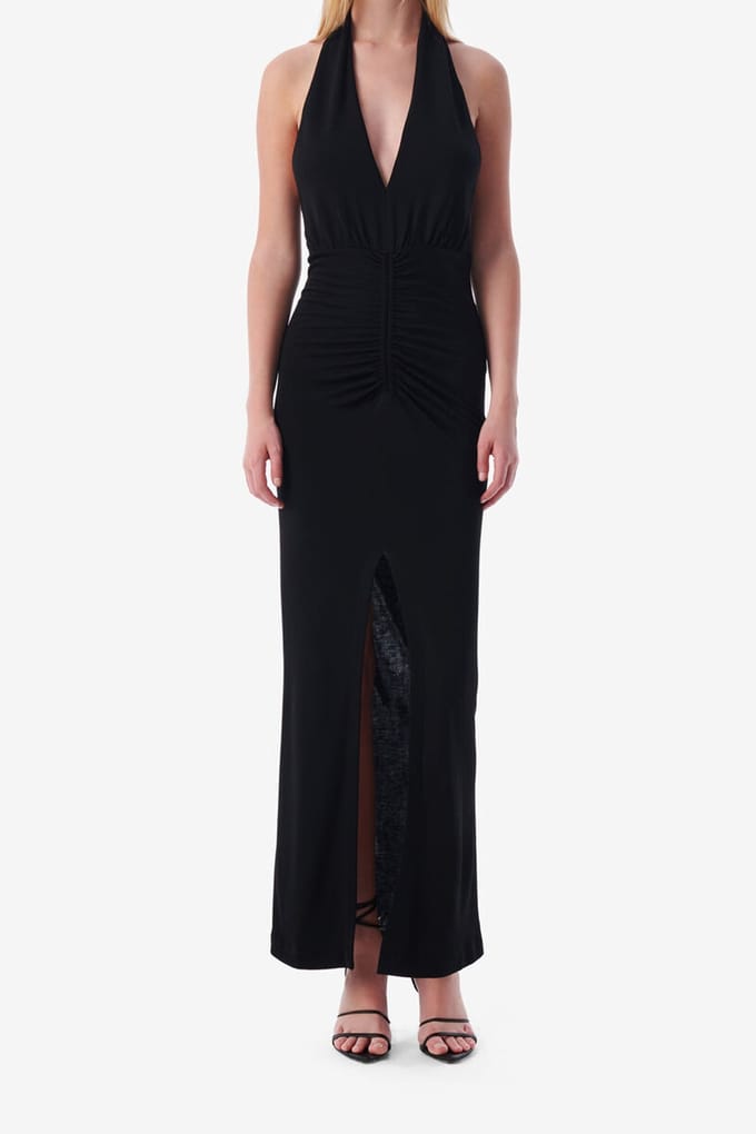 IRO Paris Rubini Dress Black Größe: M | Maxikleider Outlet | Damen | Schwarz