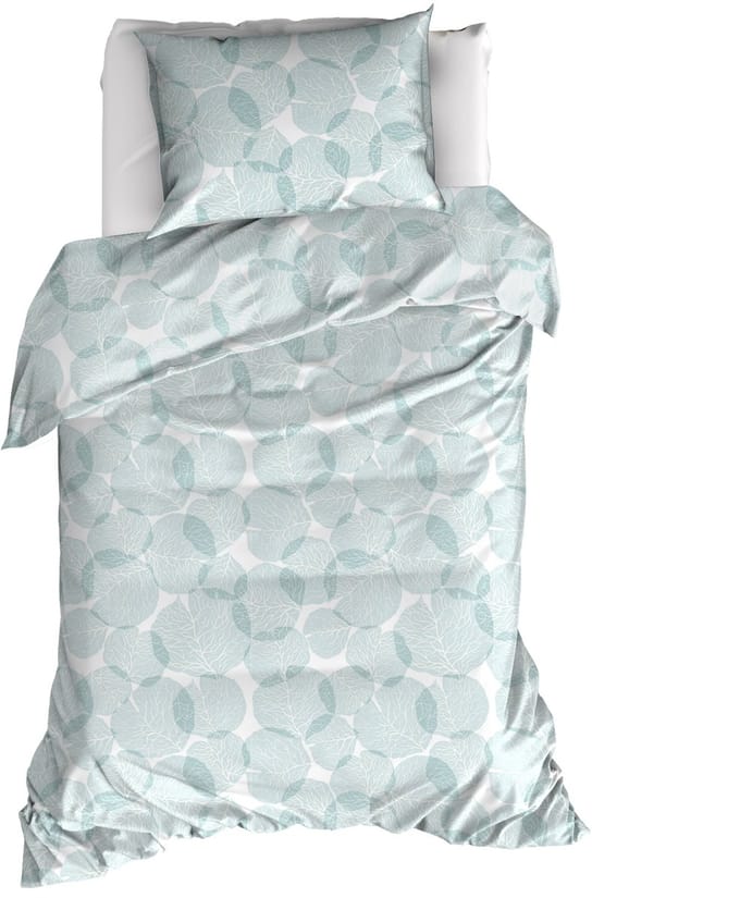 Moodit Dekbedovertrek Odil Blanche - Eenpersoons - 140 x 220 cm - Katoen