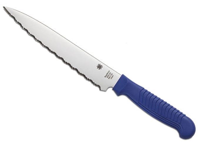 Spyderco utility knife blue se