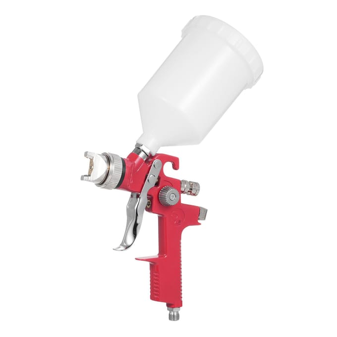 AB-17P Mini-spuitmachine met hoog volume en lage druk Luchtverfspuitset Professioneel schilderen rood