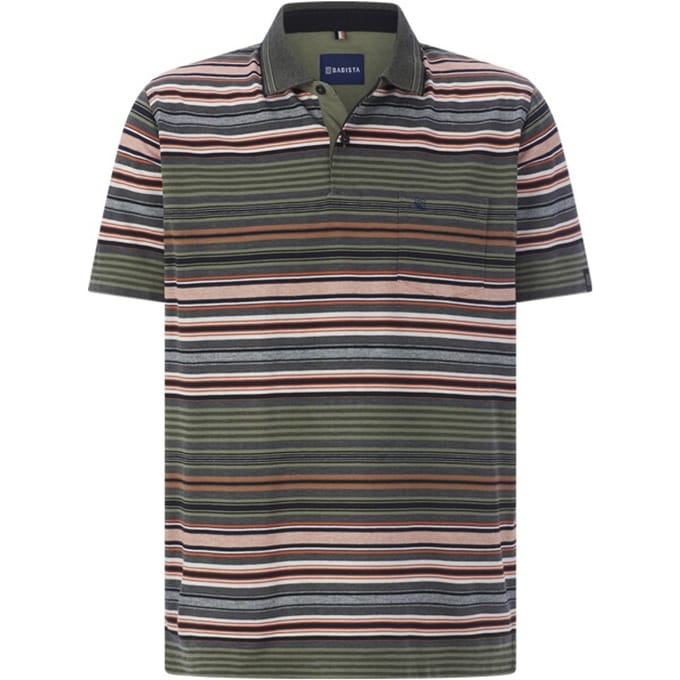 Babista herren Poloshirt - 72/74 - kaki - Plus Size