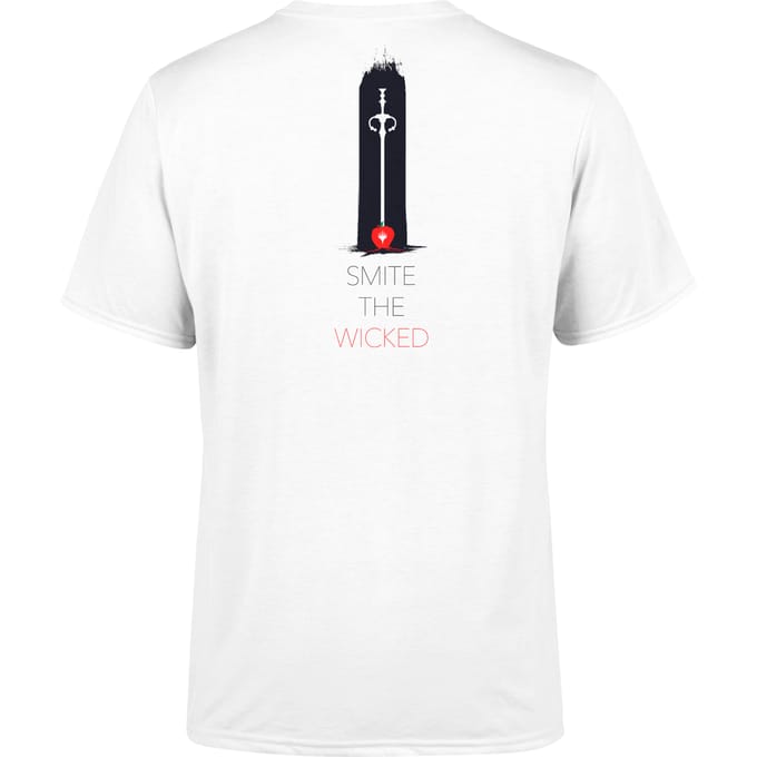Magic The Gathering Throne of Eldraine Smite The Wicked Men's T-Shirt - White - M