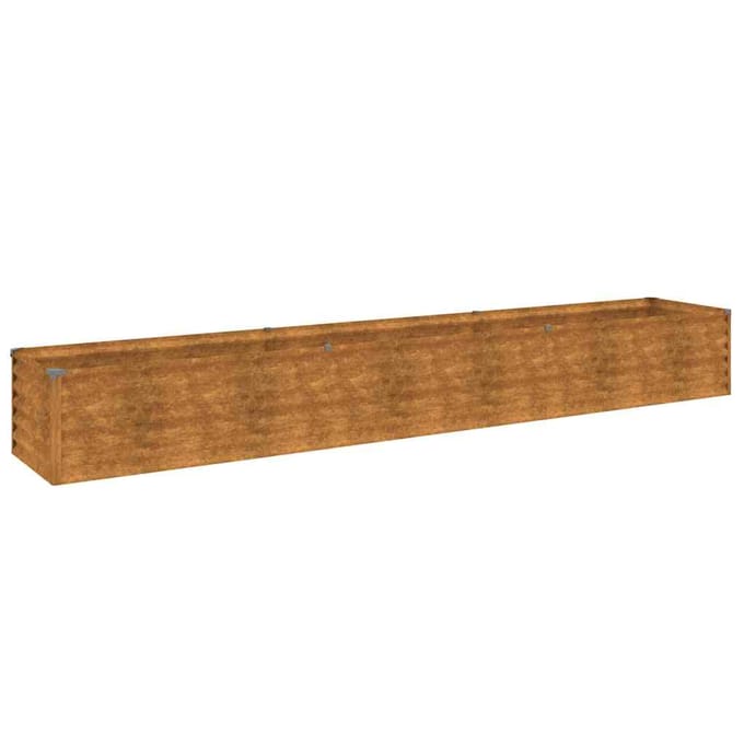 vidaXL - Verhoogde - tuinbak - 291x50x36 - cm - cortenstaal