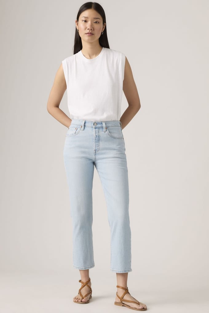 Levi's 501® Crop Jeans Größe: W30L30 | Straight Jeans Outlet | Damen