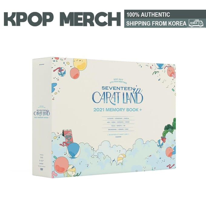 Seventeen - 2021 Seventeen in Carat Land Memory Book + DVD B-grade