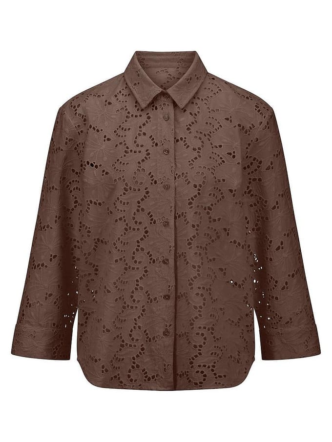 Blouse Van BASLER beige