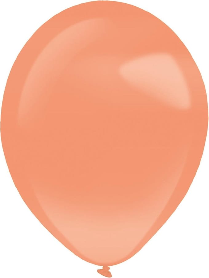 Amscan Ballonnen Pearl 12 Cm Latex Oranje 100 Stuks
