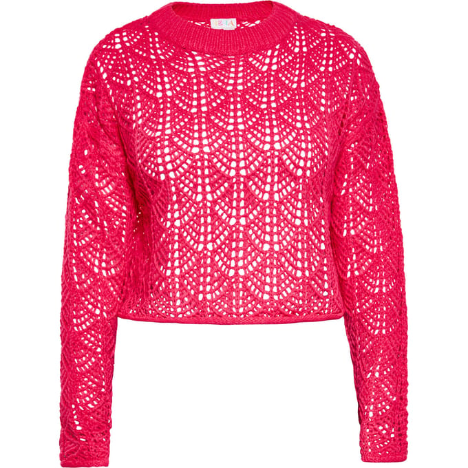 IZIA Gebreide trui Dames roze